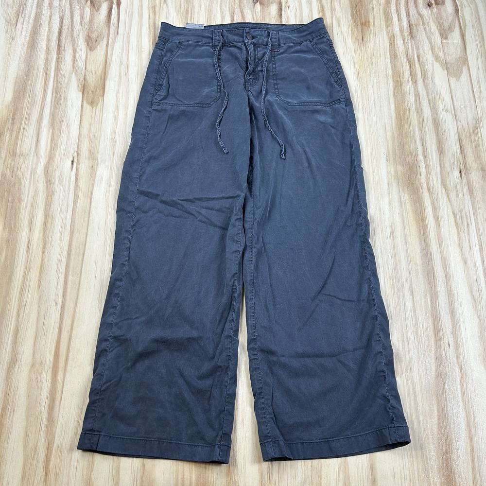 American Eagle RARE SAMPLE Womens 4R Stretch Low Rise Baggy Wide Leg Pants